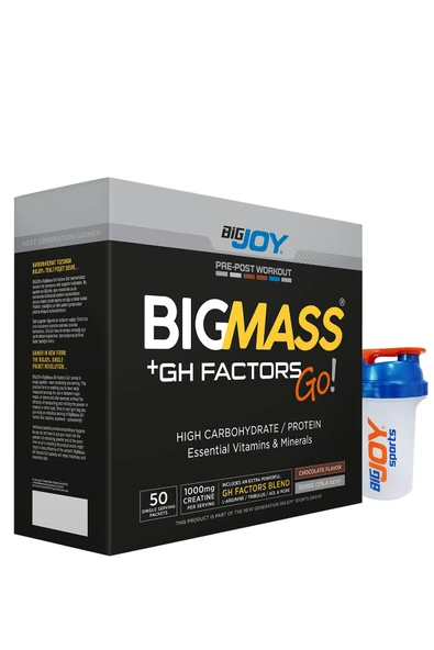 Bigjoy Bigmass Gh Factors Mass Gainer 50 Servis (5 KG)çikolatalı High Carbonhidrate&protein&vitamins ürün görseli 1