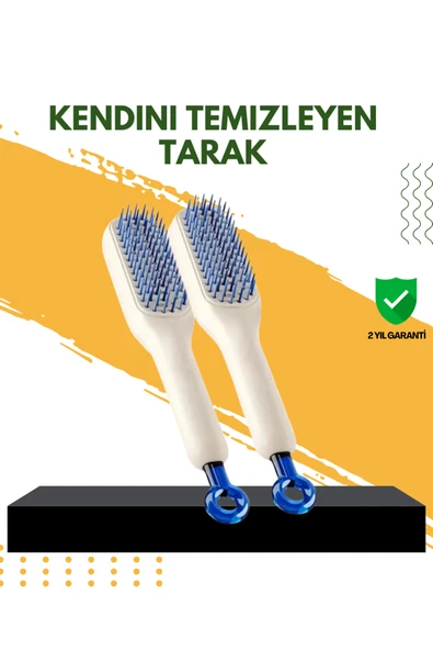 SAYARMARKT Kullanışlı Otomatik Temizlemeli Saç Fırçası – Ergonomik Tasarım, Masaj Etkili, Elektriklenmeyi Önley ürün görseli 1