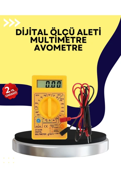 SAYARMARKT Çok Fonksiyonlu Dijital Multimetre Elektrik Test Cihazı ürün görseli 1