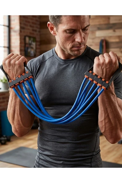 SAYARMARKT Fitness Direnç Lastiği Evde Spor İçin Çok Amaçlı Egzersiz Bandı ürün görseli 1