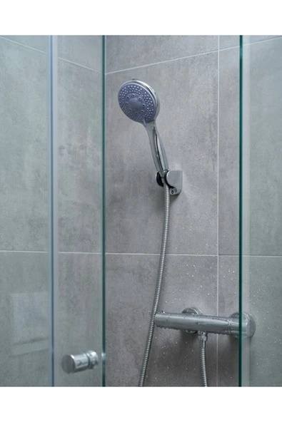 SAYARMARKT 4 Modlu El Duşu Başlığı Spiral Hortumlu Duş Seti Banyo Aksesuarı ürün görseli 1