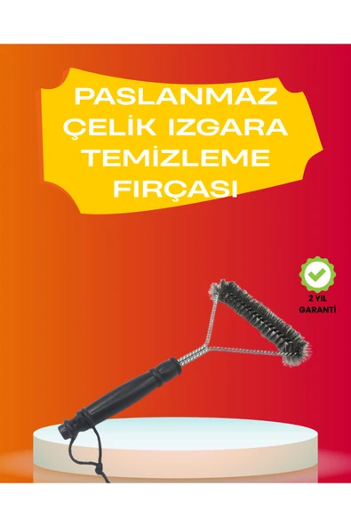 SAYARMARKT Mangal Izgara Temizleme Fırçası Pas Tutmaz Çelik Telli ürün görseli 1