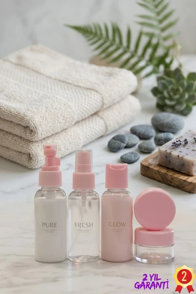 SAYARMARKT 5’li 30 ml Seyahat Tipi Dolum Şişeleri Hafif Kullanım ürün görseli 1