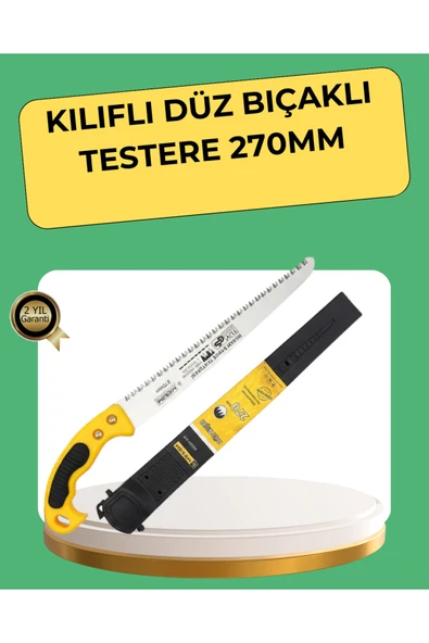 SAYARMARKT 270 mm Düz Bıçaklı Bahçe Budama Testeresi Kılıflı ürün görseli 1