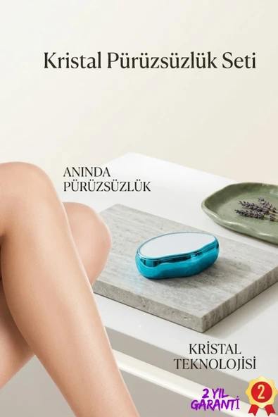 SAYARMARKT Kristal Epilasyon Tüy Alma Aparatı Yüz Kol Bacak Uyumlu ürün görseli 1