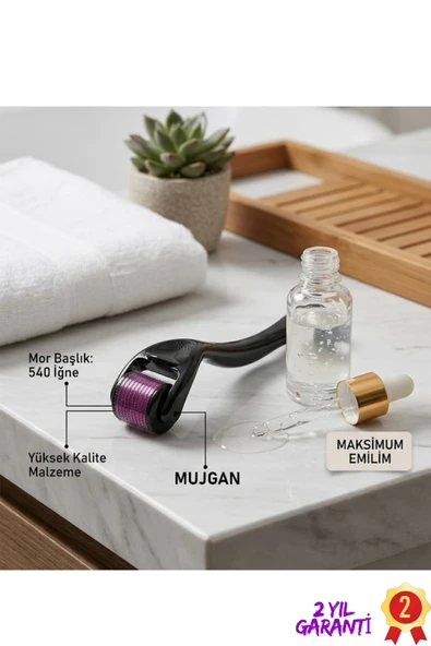 SAYARMARKT Derma Roller Yüz ve Cilt Bakımı İçin Mikro İğneli Masaj Cihazı ürün görseli 1