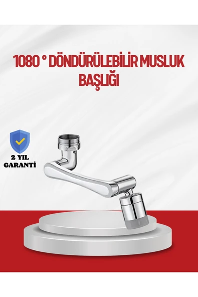 SAYARMARKT 1080° Çok Yönlü Musluk Aparatı Püskürtme ve Köpük Akışlı ürün görseli 1