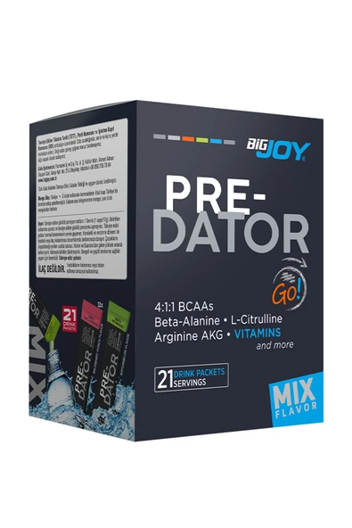Bigjoy Predator Go! Mix Aroma 17g x 21 Adet (21 Servis) ürün görseli 1