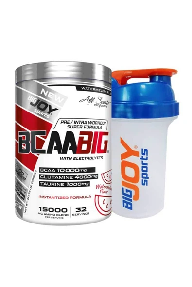 Bigjoy Bcaabig Karpuz Aromalı  589g Bcaa + Glutamin (10g Bcaa+4g Glutamin+1g Taurine) Aminoasit ürün görseli 1