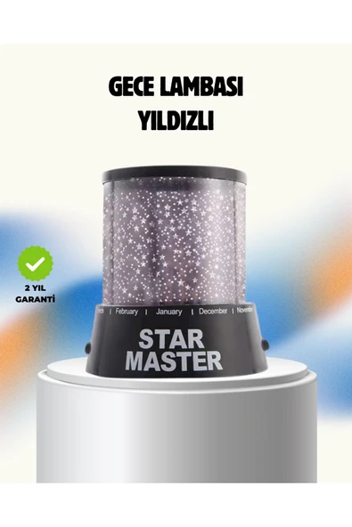 SAYARMARKT Renk Değiştirmeli LED Yıldız Projektör Parti ve Gece Lambası ürün görseli 1