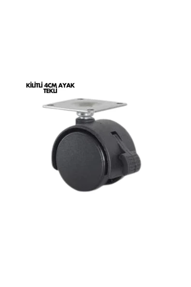 SAYARMARKT KİLİTLİ 4CM AYAK TEKLİ ürün görseli 1