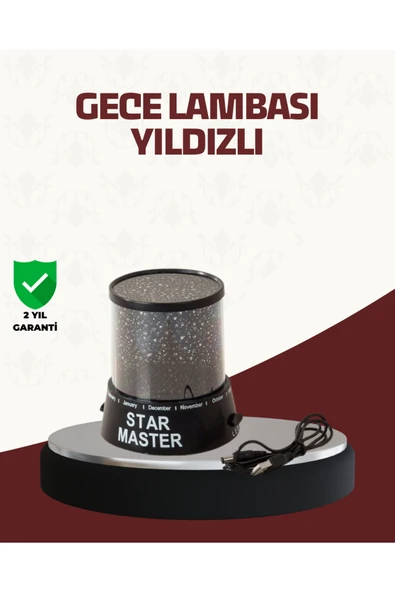 SAYARMARKT Galaxy Efektli LED Projektör Taşınabilir Yıldız Gece Lambası ürün görseli 1