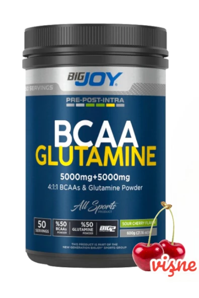Bigjoy BIG2 Bcaa + Glutamine Vişne Aromalı 600g - Resim 5