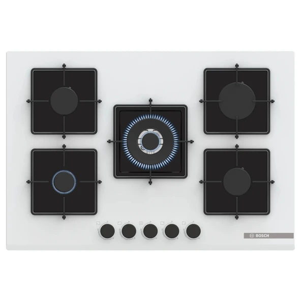 Bosch PNQ7B2P30O Serie 4 5 Gözü Gazlı Ankastre Ocak ürün görseli 1