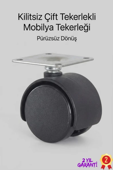 SAYARMARKT Kilitsiz 6 Cm Mobilya Ayağı Tekli Dayanıklı Tasarım ürün görseli 1