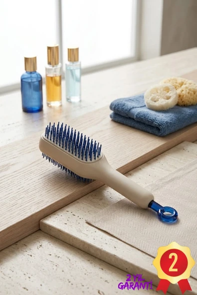 SAYARMARKT Otomatik Temizlenen Saç Tarağı Günlük Kullanıma Uygun Ergonomik Tasarım ürün görseli 1
