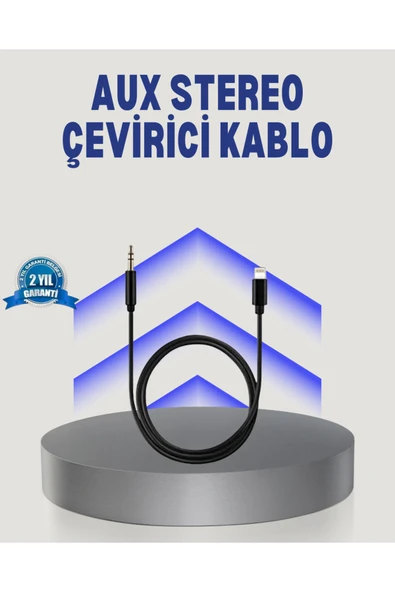 SAYARMARKT iPhone Lightning 3.5mm Aux Çevirici Kablo JH-023 Stereo Ses Aktarıcı ürün görseli 1