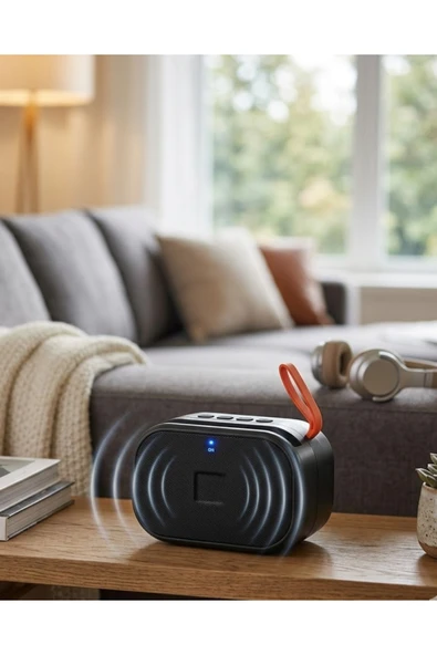SAYARMARKT Taşınabilir Kablosuz Bluetooth Hoparlör USB TF Kart Destekli Ses Sistemi ürün görseli 1