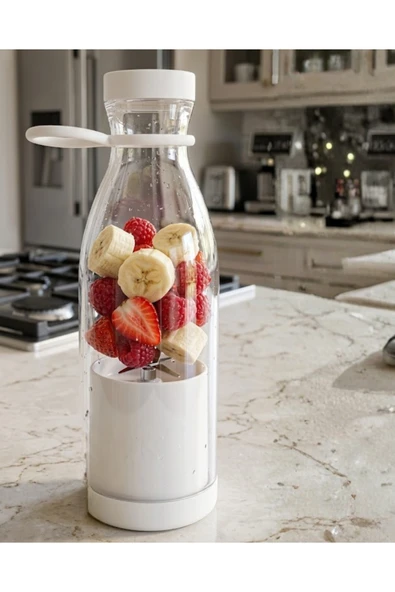 SAYARMARKT Mini Smoothie Blender USB Şarjlı 380 ml Taşınabilir ve Hafif Tasarım ürün görseli 1