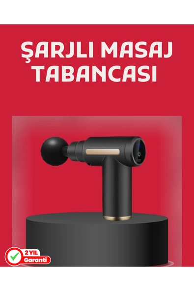 SAYARMARKT Derin Doku Masaj Tabancası 4 Başlık 6 Kademeli Sessiz Güç Şarjlı Kas Gevşetici ürün görseli 1