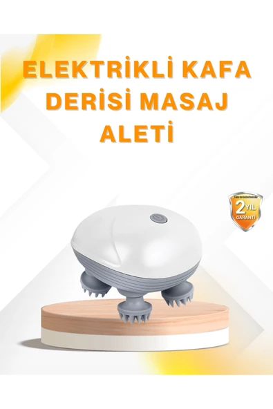 SAYARMARKT Şarjlı Kafa Masaj Aleti 3 Hız Ayarlı Derin Masaj ürün görseli 1