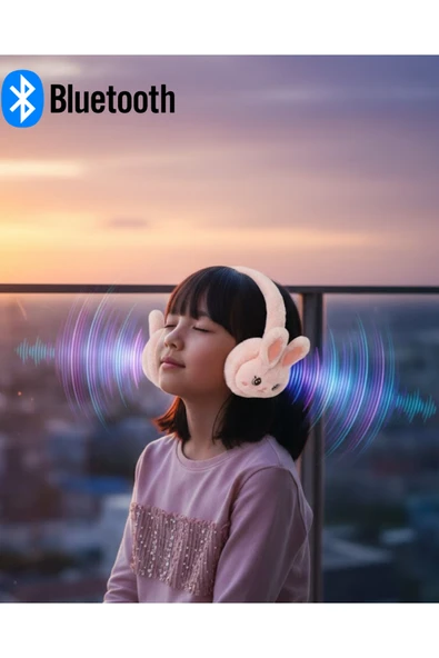 SAYARMARKT Tavşan Kulaklı Şarjlı Bluetooth Kulaklık Düşük Gecikmeli Kablosuz Ses ürün görseli 1