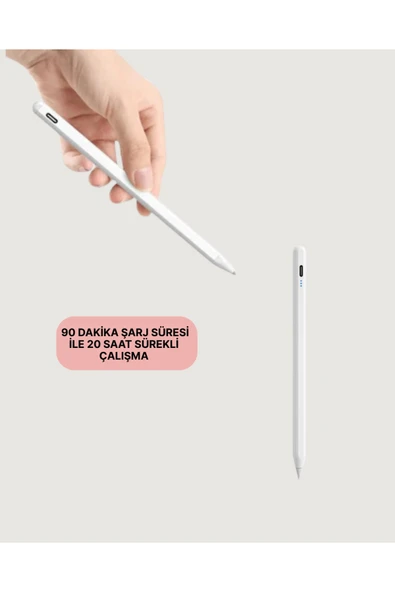 SAYARMARKT Tablet Uyumlu Dijital Kalem – Eğim Destekli, Hızlı Şarjlı ürün görseli 1