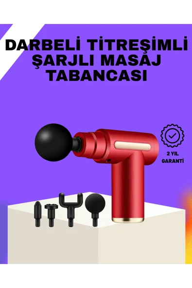 SAYARMARKT Şarjlı Masaj Tabancası Spor Sonrası Kas Rahatlatma İçin ürün görseli 1