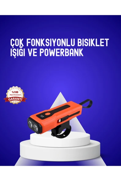 SAYARMARKT 600 Lümen Şarjlı Bisiklet Farı COB Yan Çakar Acil Durum ürün görseli 1