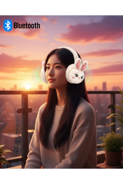 SAYARMARKT Peluş Kablosuz Bluetooth Kulaklık Çocuk ve Genç Kullanıma Uygun ürün görseli 1