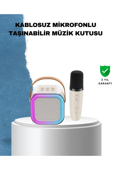 SAYARMARKT Karaoke Mikrofon Hoparlör Seti 6 Saat Kullanım Süresi ürün görseli 1