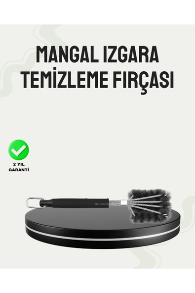 SAYARMARKT Paslanmaz Çelik Telli Mangal Temizlik Fırçası ürün görseli 1
