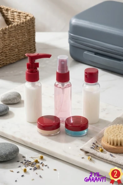 SAYARMARKT 5 Parça 30 ml Dolum Şişeleri Hafif Seyahat Tipi Set ürün görseli 1