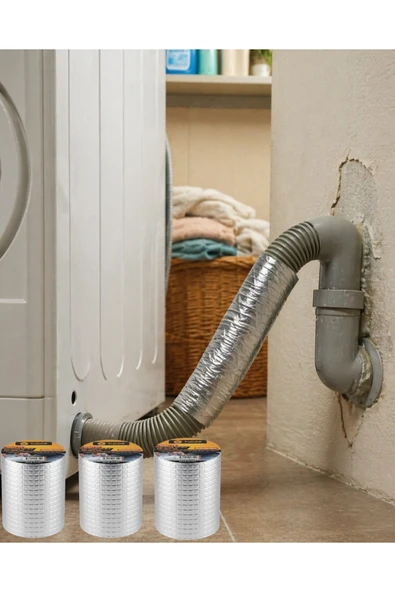 SAYARMARKT 3 Lü Set Güçlü Yapışkanlı Su Yalıtım Bandı 72 MM 2 Metre ürün görseli 1