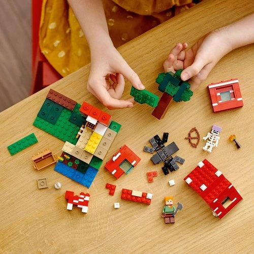 LEGO Minecraft 21179 The Mushroom House - Resim 6