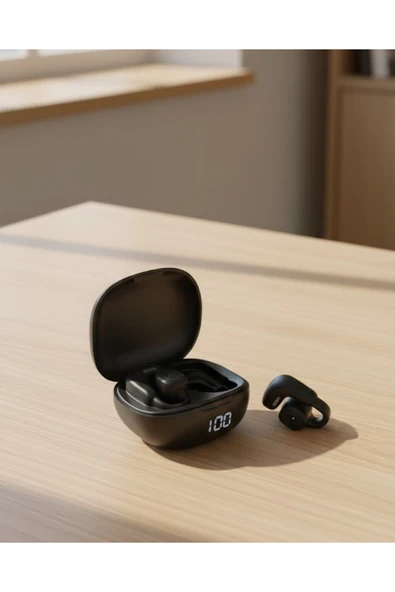 SAYARMARKT Kulak İçi Olmayan Kablosuz Kulaklık Dual Mic ve Uzun Pil Süresi ürün görseli 1