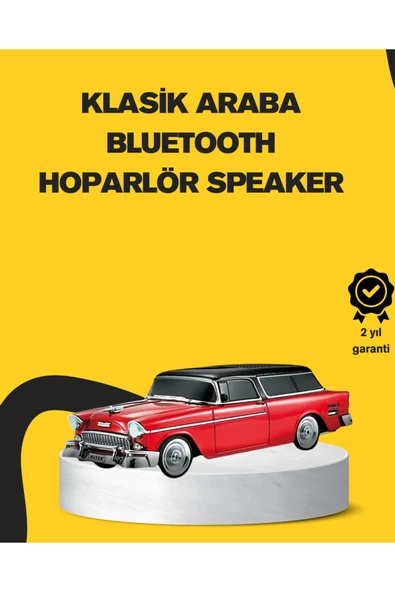 SAYARMARKT Vintage Tasarımlı LED Işıklı Bluetooth Hoparlör 10W ürün görseli 1