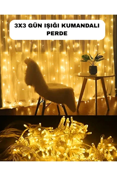 SAYARMARKT Romantik Ambiyans İçin Uzaktan Kumandalı Günışığı Peri Led ürün görseli 1