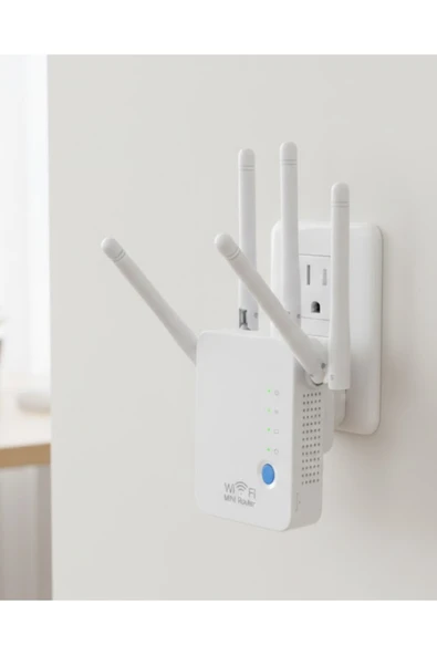SAYARMARKT 300Mbps WiFi Tekrarlayıcı WPS Güvenlikli AP Modlu Güçlendirici ürün görseli 1