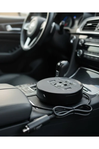 SAYARMARKT Araç İçi Power Inverter Çoklu USB Girişli Hızlı ve Güvenli Şarj ürün görseli 1