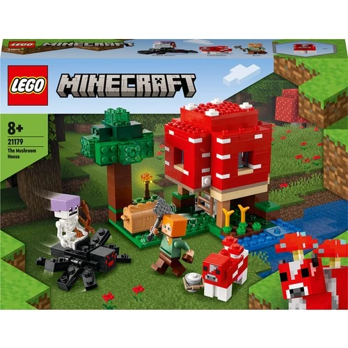 LEGO Minecraft 21179 The Mushroom House - Resim 7