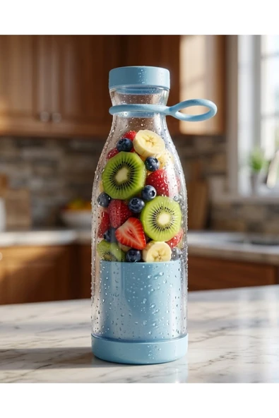 SAYARMARKT Taşınabilir Blender 380 ml USB Şarjlı Meyve Karıştırıcı Kolay Temizlenebilir ürün görseli 1