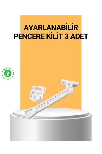 SAYARMARKT Pencere Cam Emniyet Kilidi Açılma Sınırlayıcı Set ürün görseli 1
