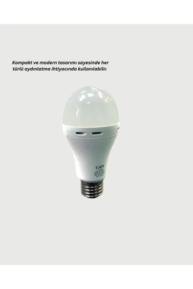 SAYARMARKT DL-2030 Şarjlı LED Ampul - Resim 4