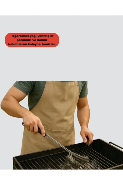SAYARMARKT IZGARA TEMİZLEME TELİ BTF - Resim 4