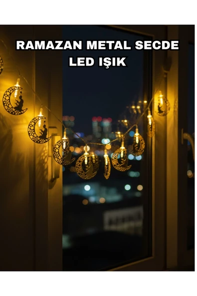 SAYARMARKT Dekoratif Ramazan Ay Işığı Secde Eden Adam Figürlü ürün görseli 1