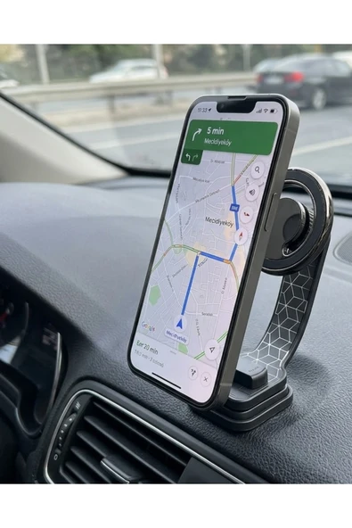 SAYARMARKT Araç İçi Manyetik Telefon Tutucu Katlanabilir Navigasyon Standı ürün görseli 1
