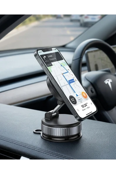 SAYARMARKT Manyetik Araç Telefon Tutucu 360° Döner Katlanabilir Telefon Standı ürün görseli 1