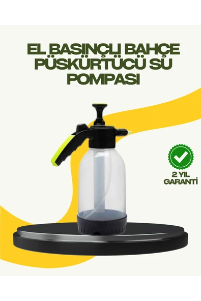 SAYARMARKT Manuel Basınçlı Köpük Püskürtücü Ayarlanabilir Nozullu 2 Litre Araba Yıkama ürün görseli 1