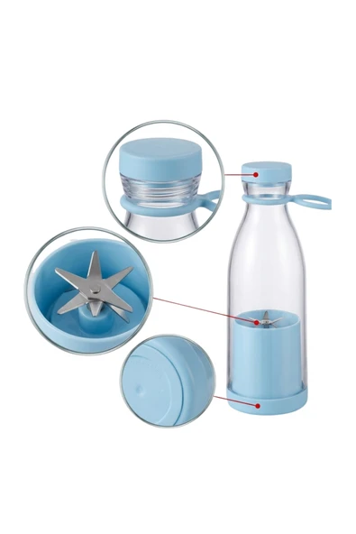 SAYARMARKT BİG BARDAK BLENDER MAVİ - Resim 5